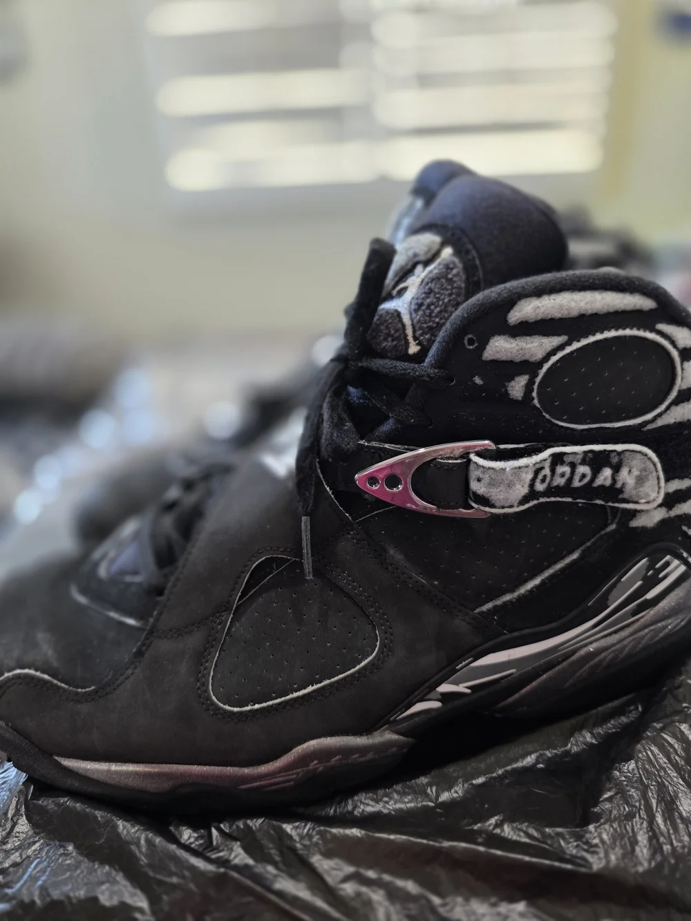 Air Jordan 8 Retro 'Black' Men's Basketball Shoes